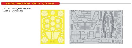Detailset Mirage IIIc Part 2 BIG3367