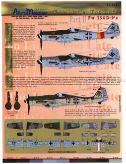 Too Little Too Late: Fw190D-9 pt.2 AMD32-013