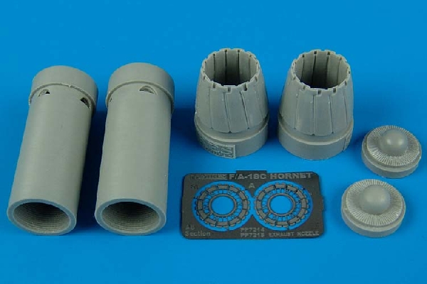 F/A18C Hornet Exhaust nozzles Closed (Academy) 7214