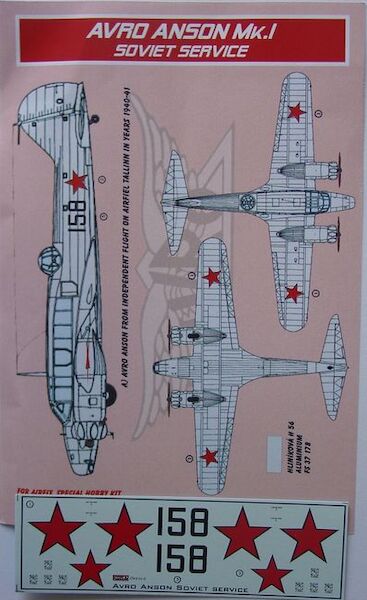 Avro Anson MK1 (Soviet Service) dec72148
