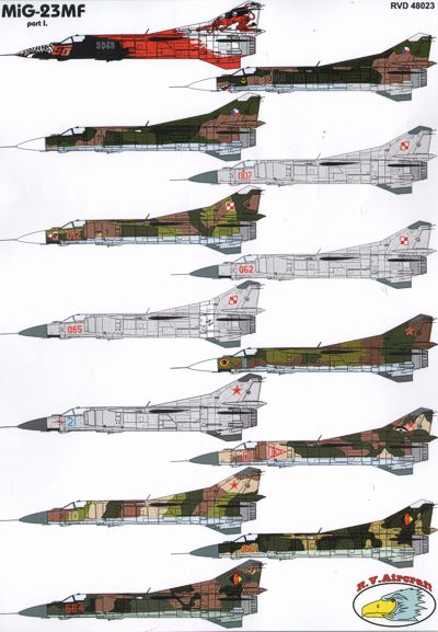 Mikoyan MiG23MF (CZech, NVA, Polish, USSR) D4823