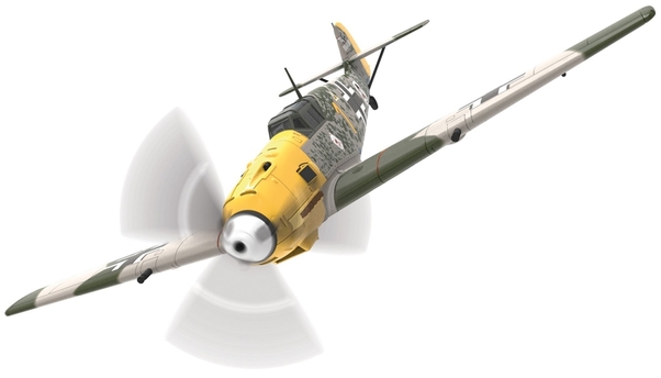 Messerschmitt BF109E-4 (Luftwaffe, W.Nr.5057, ‘Yellow 1’, Oberleutnant Josef ‘Pips’ Priller, 6./JG51, Mardyck, France, October 1940 AA28001