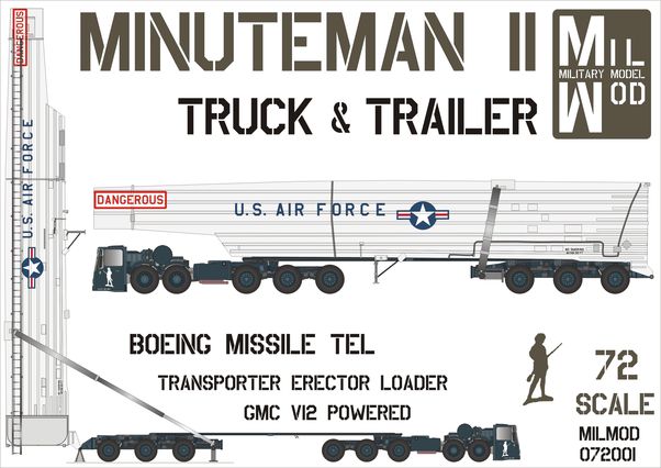 Minuteman II truck and trailer (NEW STOCK ARRIVED - BUT ONLY LIMITED!) MILMOD072001