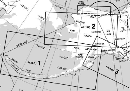 Low Altitude Enroute Chart Alaska AK(LO)1/2