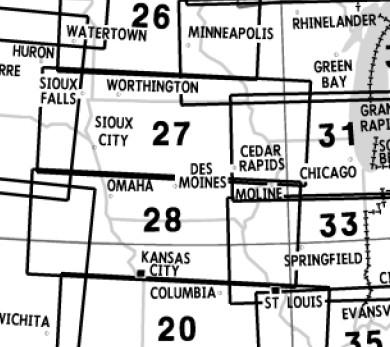 Low Altitude Enroute Chart USA US(LO)27/28