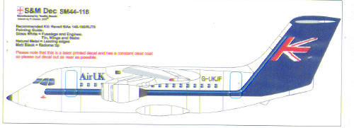 BAe146-100 (Air UK) sm44-118