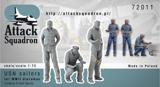 US Navy Sailors for WW2 Dioramas AS72011