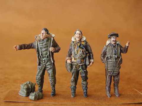 US Bomber Pilots WW2 (3 figures) F48054