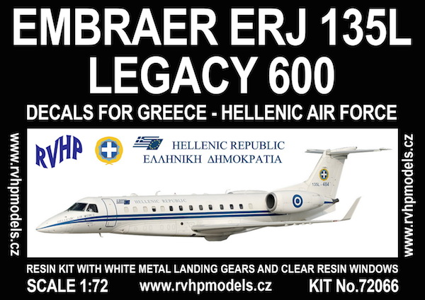 Embraer ERJ135L Legacy 600 (Greece - Hellenic AF) 72066