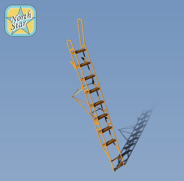 Ladder for Suchoi Su27A Single seater NS72095
