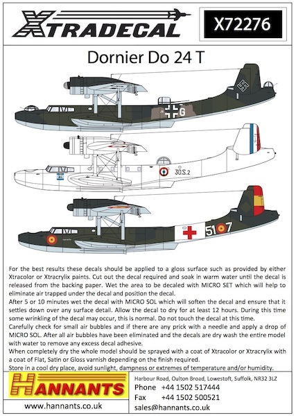 Dornier Do24T X72276