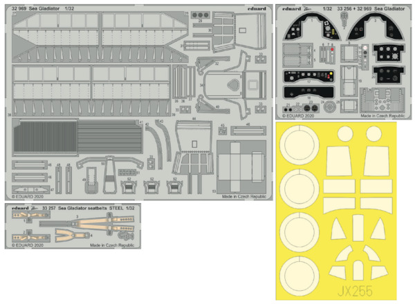 Detailset Gloster Sea Gladiator (ICM) BIG33118