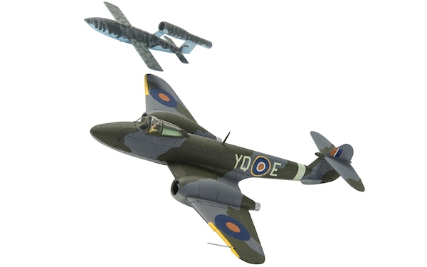 Gloster Meteor F1 RAF, EE216/YQ-E, T.D. 'Dixie' Dean, RAF No.616 Squadron and Fieseler F- 103 V-1 'Doodlebug' 4th August 1944 AA27403