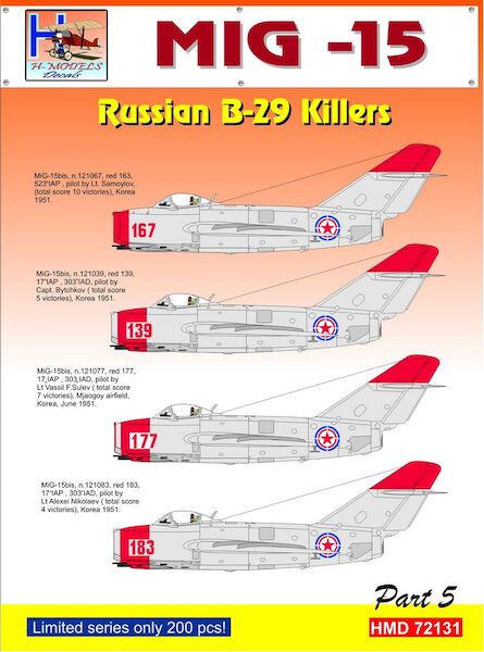 B29 Killers - Russian MiG-15s over Korea HMD72131