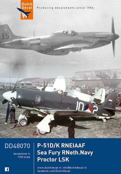 P51D/K Mustang (RNEIAAF), Sea Fury (Kon Marine), Percival Proctor (LSK) DD48070