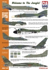 Welcome to the Jungle! -USN Carrier Borne aircraft in Green SE Asia Camouflage during Vietnam War. 11 markings CTA-004