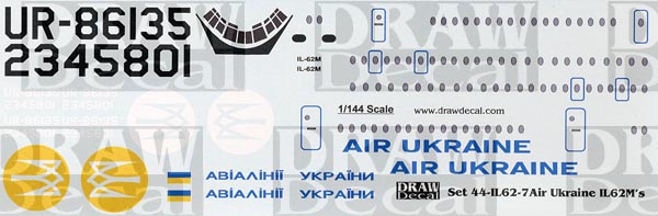 Ilyushin IL62M (Air Ukraine) 44-IL62-7