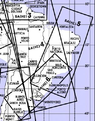 High Altitude Enroute Chart South America SA(HI)5/6