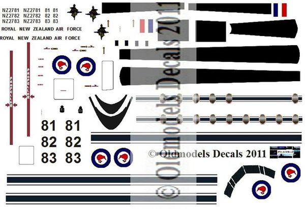 Fokker F27-100 Friendship (RNZAF) F-RSIN, Welsh and Doyusha kit) OMD-F27-14412