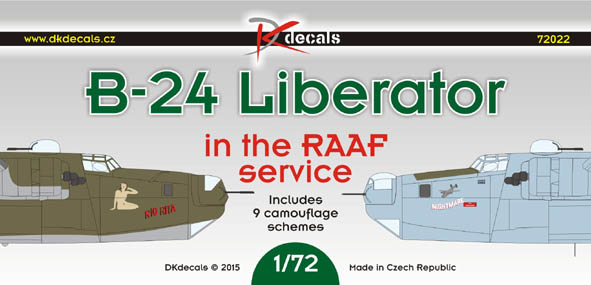 Liberator in the RAAF Service (13 camo schemes) DK72022