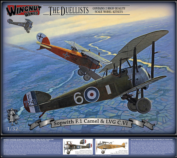 Sopwith F.1 Camel & LVG C.VI WNW32803