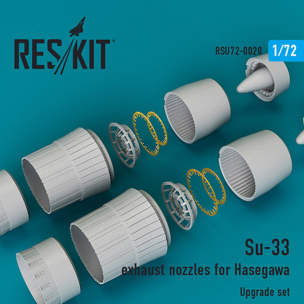 Sukhoi Su33 Flanker Exhaust Nozzle upgrade set (Hasegawa) RSU72-0020