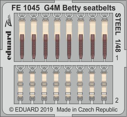 Detailset G4M Betty Seatbelts (Tamiya) fe1045
