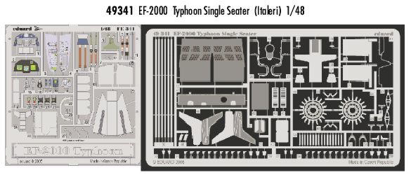 Detailset EF2000 Typhoon Single Seater (Italeri) E49-341
