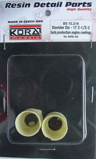Dornier Do17Z-1/2 early production Cowlings (Airfix) DS72216