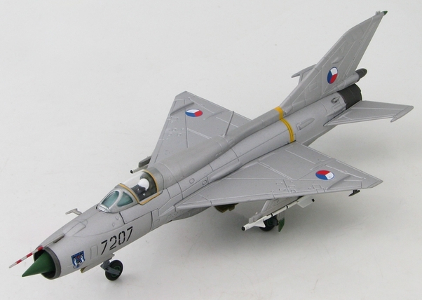 MIG21PFM (No.7207, 11th Fighter Regiment, Zatec AB, Czechoslovak Air Force) HA0186