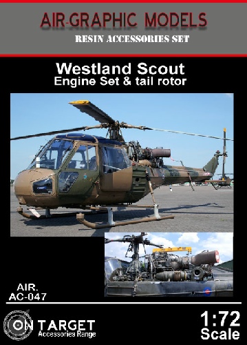 Westland Scout Engine Set & Tail Rotor (Airfix) AIR.AC-047
