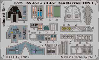 Detailset Sea Harrier FRS1 Self Adhesive (Airfix) E73-457