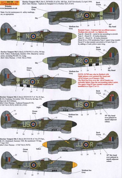 Hawker Tempest MKV X48100