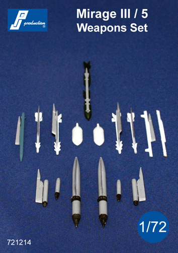 Mirage III/5 Weapons Set 721214