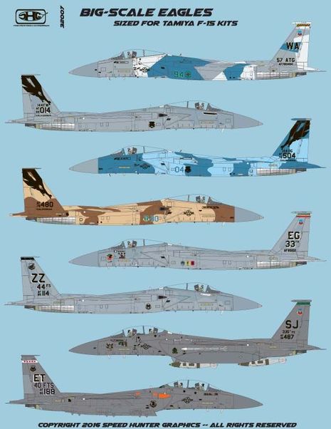 Big Scale Eagles F15 (Tamiya) SHG32007