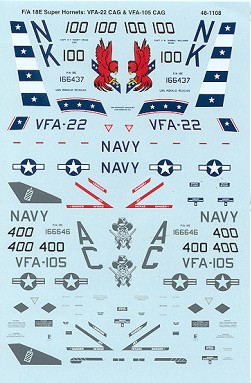 48-1108 F/A18E Super Hornet (VAF22 CAG, VFA152 CAG) 48-1108
