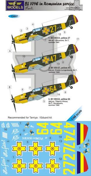 Bf109E-3/7 in Romanian service Part 1 c4807