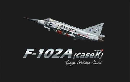 Convair F102 Delta Dagger Case X -George Walker Bush- DS003S