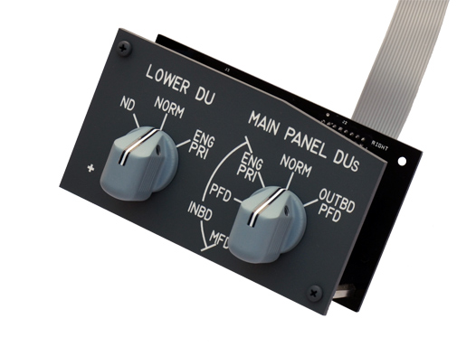B737 DU-Right Panel, IDC version (Backlite power: 2,4 to 2,9 volts) 5T12
