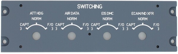 A320 Switching panel. P320B26