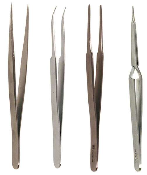 4pc Premium Micro tweezers set SQ10315