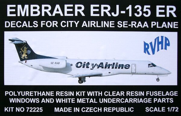 Embraer ERJ135ER (City Airline SE-RAA) 72225