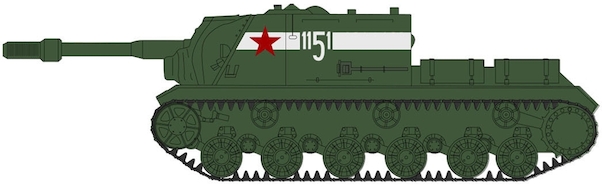 ISU-152 Tank Destroyer Soviet Assault Gun Brigade, Berlin 1945 HG7053