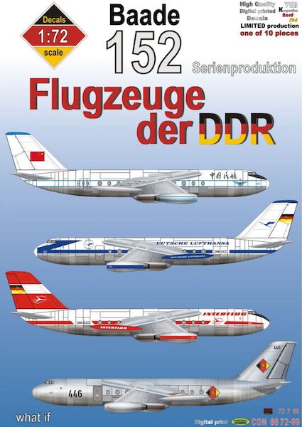 Flugzeuge der DDR: Baade 152 - Whats if CON887299