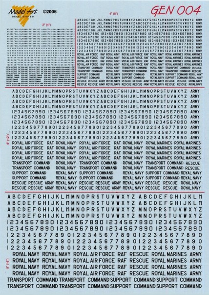 General British Markings (Black) MAGEN004