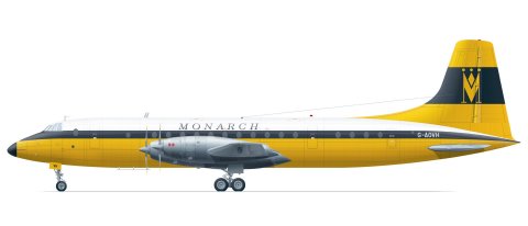 Bristol Britannia 300 (Monarch) FRP4040