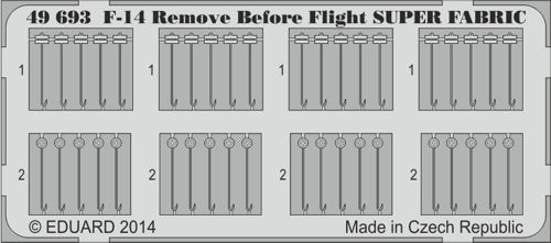Detailset F14 Remove Before Flight Super Fabric E49-693