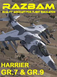 RAZBAM Harrier GR.7/GR.9 Volume 2 for FSX (download) RAZBAM GR7