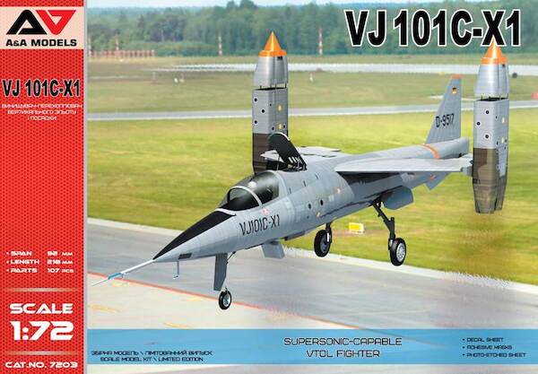 VJ-101C-X1 Supersonic-capable VTOL fighter AAM7203