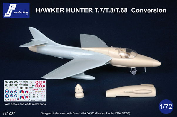 Hawker Hunter T7 conversion (KLu, Swiss AF and RAF) 721207